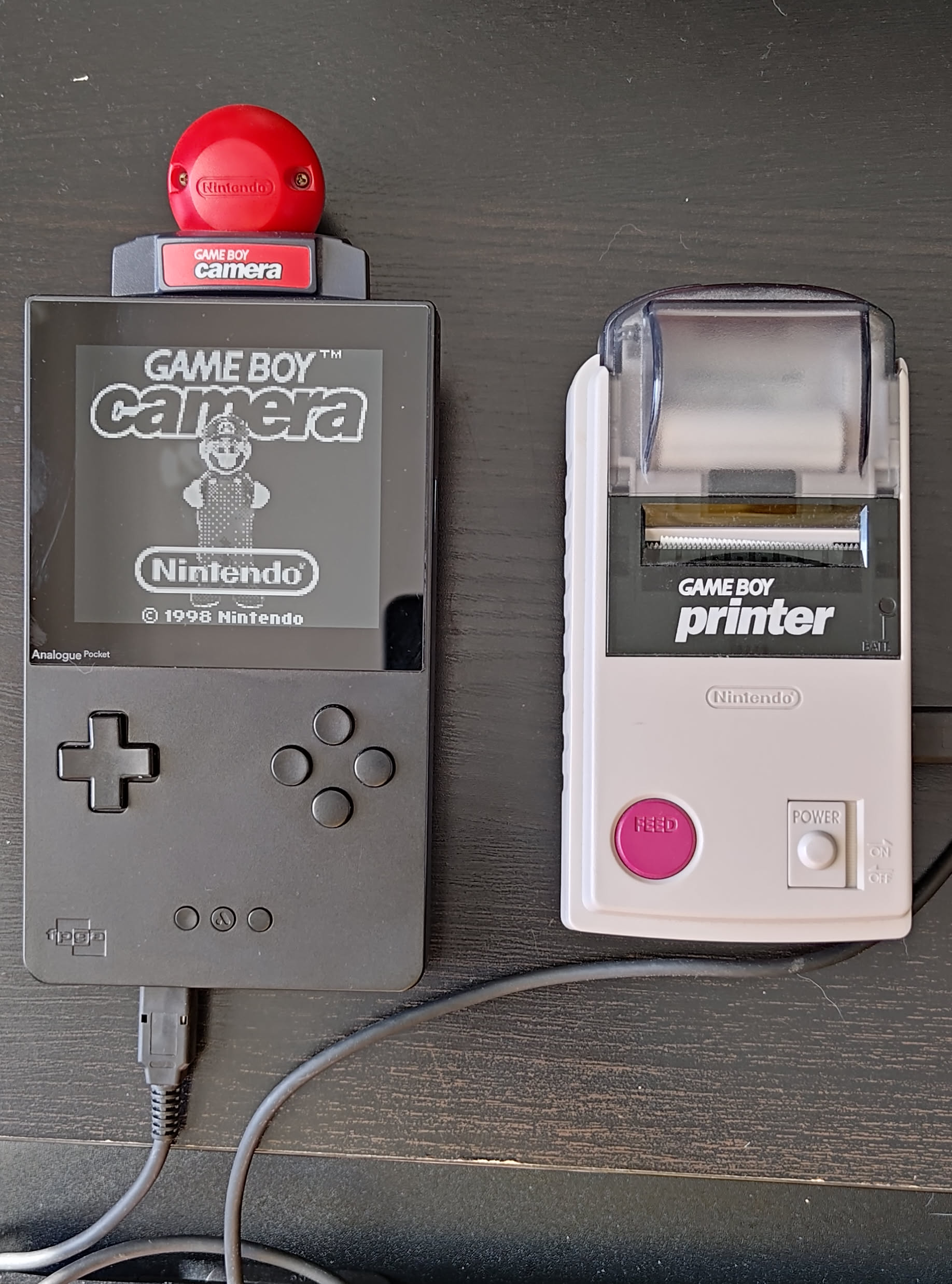 game boy camera and printer combo